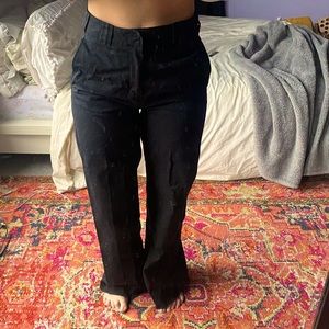 dickies high-rise wide leg pants